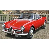 Italeri Modelbouwpakket Militaire voertuigen - 3653 Alfa Romeo Giulietta Spider 1300 Plastic - 1:24 - Modelbouw