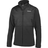 Columbia Basin Butte Full Zip Fleece II Men's Outdoorvest - BLACK - Maat XL