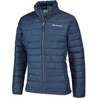 Columbia Outdoorjas 'Powder Lite II' blauw / wit