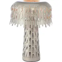 Markslöjd Tafellamp Verbera, alu / grijs / zink, Woon-/ Eetkamer, metaal, Vintage, Tafellamp