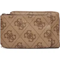GUESS sieradendoos Jewelry Organizer & Passport Pouch Latte Logo / Brown Lichtbruin
