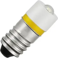 Schiefer E10 LED Lamp | 0.69W 230V 3mA Geel | 10x23.5mm | 10 stuks