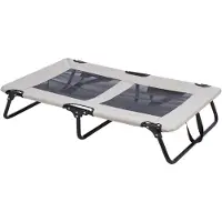Trixie stretcher hondenligbed grijs/zwart 120x70x19 cm