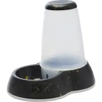 Savic drinkbak loop marble zwart/goud 32,5x22x29 cm 3 ltr