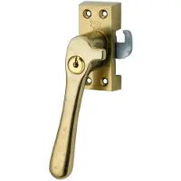 Artitec Mi Satori SKG1 raamsluiting met sluitplaat afsluitbaar Linea links Messing Antiek