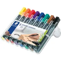 Staedtler Lumocolor permanent marker ronde punt - box 8 st