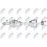 NTY NPW-FT-107 Aandrijfas