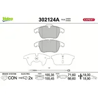 Valeo 302124A Remblokken