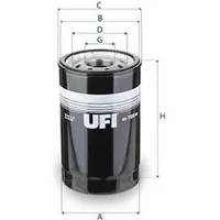 Ufi 23.732.00 Oliefilter