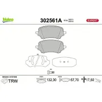 Valeo 302561A Remblokken