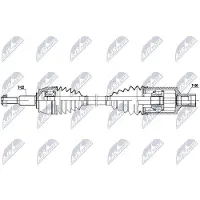NTY NPW-CH-173 Aandrijfas