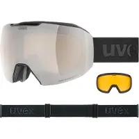 Uvex Skibril Epic Attract Black Silver Yellow