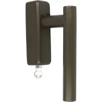 Formani Basics LB7-DKLOCK-O draaikiepgarnituur afsluitbaar - brons