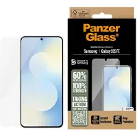 PanzerGlass Ultra-Wide Fit Anti-Bacterial Screenprotector incl. applicator voor de Samsung Galaxy S25 FE