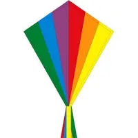Invento Eenlijnskindervlieger Eddy Rainbow 58 X 70 Cm