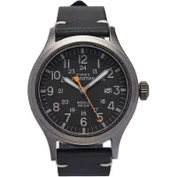 Timex Expedition Metal Scout TW4B01900 - Horloge - 40 mm - Leer - Zwart