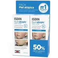 Isdin Nutratopic Pro-amp Facial Duo 50ml Vochtinbrengende Crème 2 Eenheden