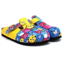 Calceo - Happy Cats Dames Clogs - Handgemaakt - Kattenprint - Maat 37