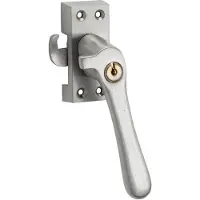 Artitec Mi Satori SKG1 raamsluiting met sluitplaat afsluitbaar Linea rechts Mat nikkel ongelakt