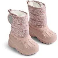 Wheat Snowboots 'Winty' donkergroen / pink / rosa