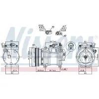 Nissens Compressor airconditioning 890688