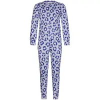 Rebelle Pyjama - Leopard Lilac - Katoen - Interlock - Lila - Maat 104