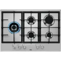 AEG HGB75520SM Roestvrijstaal Ingebouwd 75 cm Gaskookplaat 5 zone(s)