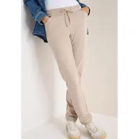 Cecil Dames Broek met galonstrepen - Beige - XXL