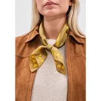 BONNIE STUDIOS Dames Sjaals Love Me Do Scarf - Khaki - Maat ONESIZE