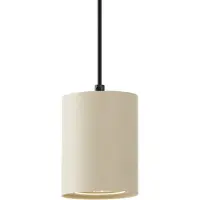 QAZQA Moderne hanglamp beige met zwart voor railsysteem 1-fase GU10 70mm - Iconic Holt