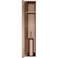 Hotbath &MORE Inbouw reserverol houder voor 6 rollen 74x20.9x14cm Geborsteld Koper PVD