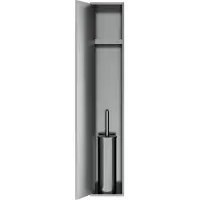 Hotbath &More inbouw toiletborstel en toiletrolhouder RVS