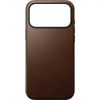 Nomad Modern Leather Case met MagSafe voor de Apple iPhone 17 Pro Max - Bruin