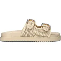 Stefano lauran Dames Slippers 888632016k - Beige - Maat 40