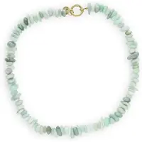 BONNIE STUDIOS Dames Sieraden Yuyu Green Necklace - Groen - Maat ONESIZE