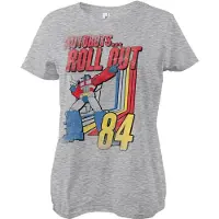 Transformers Autobots - Roll Out Girly Tee Damen T-Shirt Heathergrey-2XL