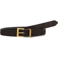 Notre-V Dames Riemen Tulia Suede - Bruin - Maat 95