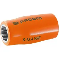Facom doppen 1/2" 12 kant geïsoleerd 11 mm - S.11AVSE