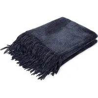Homla Deken | CHENILLE | chenille marineblauw | 130x170 cm | 856025