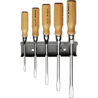 Facom sets 5 schroevendraaiers met houten heft - ATHH.JS5