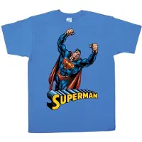 Superman Flying T-shirt blauw