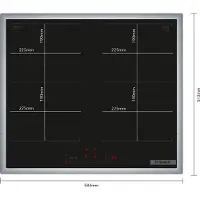 Bosch PXX645HC1E inductie kookplaat | Flex | 4 zones
