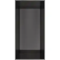 Hotbath &MORE Inbouwnis 30x15x10cm frameless Geborsteld Gunmetal PVD