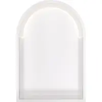 Hotbath &More BOW30L inbouwnis toogmodel 30x45x10cm met verlichting mat wit