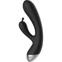 Electro Shock E-Stimulation Rabbit Vibrator - Zwart