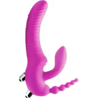 Strap U REGAL Triple G Siliconen Strapless Voorbind Dildo