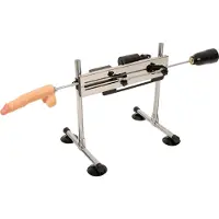 The Banger Dubbelzijdige Neukmachine met Opzetstukken