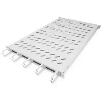 Digitus Legplank met kabelgeleider, Accessoires voor serverkasten, Grijs