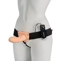 Fetish Fantasy SERIE - HOLLE TRILLENDE HARNAS VOOR HEM EN HAAR NATUURLIJK 14CM