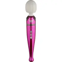Pixey Massager Deluxe Oplaadbare Wandvibrator – Pink Chrome